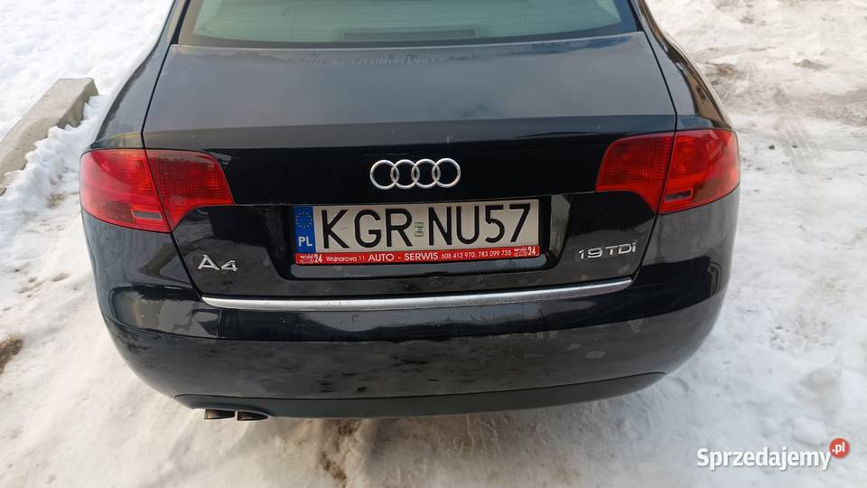 Audi A4 B7 19 TDI 116 małopolskie Brunary