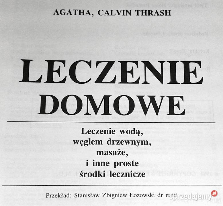 Domowe leczenie Agatha Thrash Calvin Thrash Chełm