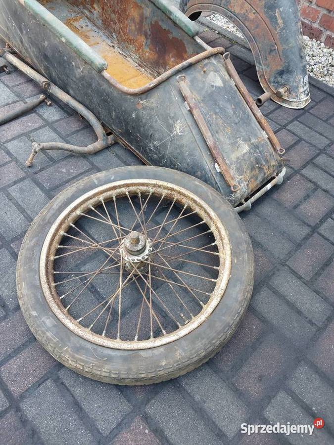 Junak M07 z koszem 1958 Wrocław