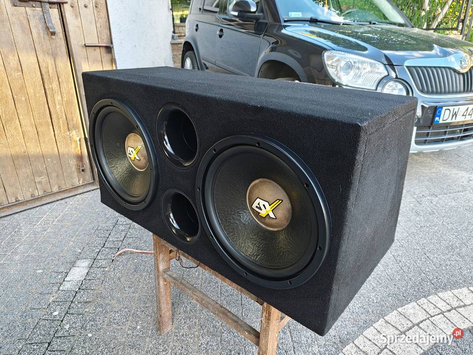 Skrzynia tuba basowa bassowa subwoofer dual 2x śląskie Niegowonice