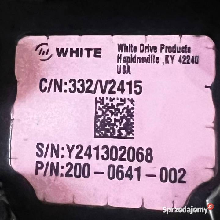 White 2000641002 JCB 332V2415 Orbitrol do JCB Poznań sprzedam