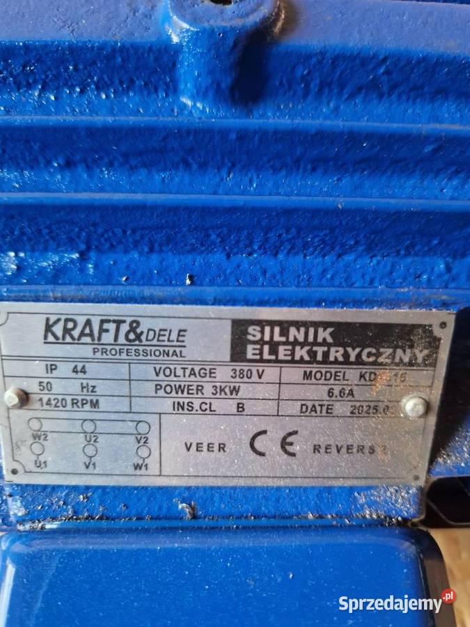 KRAFT DELE SILNIK ELEKTRYCZNY TRÓJFAZOWY 3000W wielkopolskie Głogowa sprzedam
