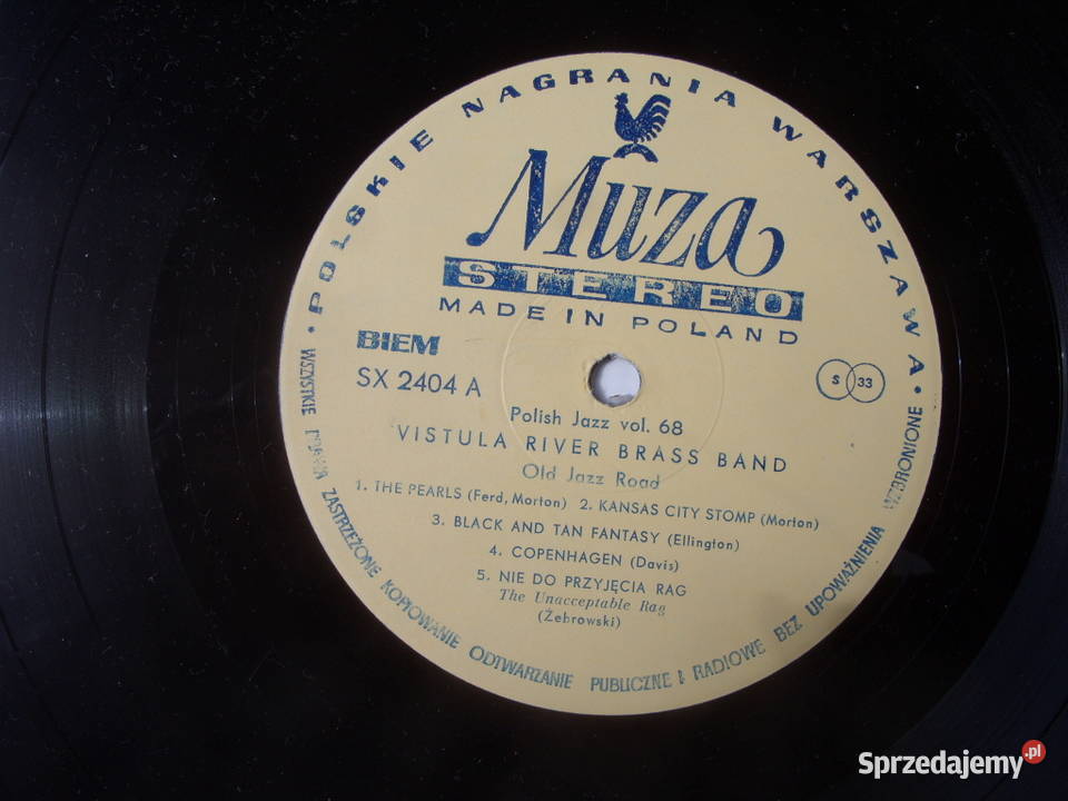 jazz lp vistula river bras band MUZA SX 2404