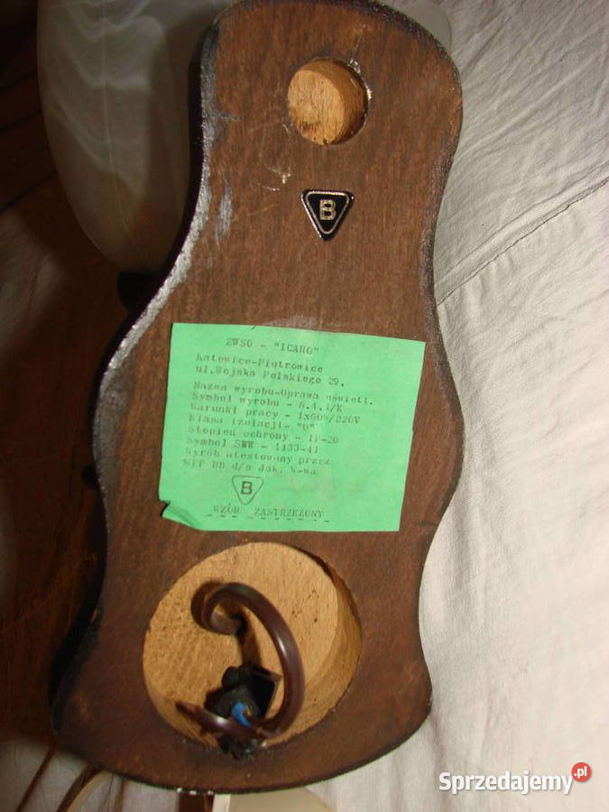 stary drewniany kinkiet sprzedam