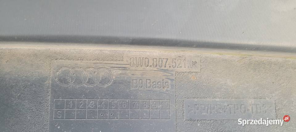 AUDI A4 B9 SPOILER DOKŁADKA ZDERZAKA TYŁ Ruda Śląska