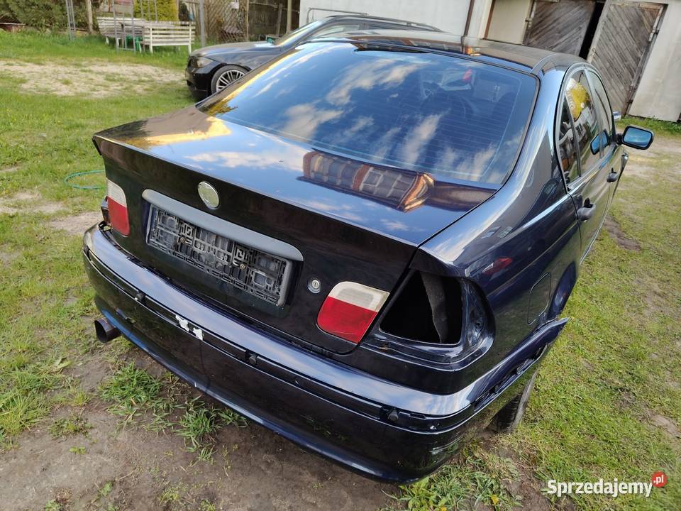 Bmw e46 sedan tylna klapa orientblau metallic Aleksandrów Łódzki