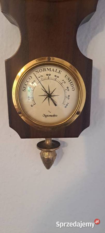 drewniana stacja pogodowa do powieszenia na Warszawa