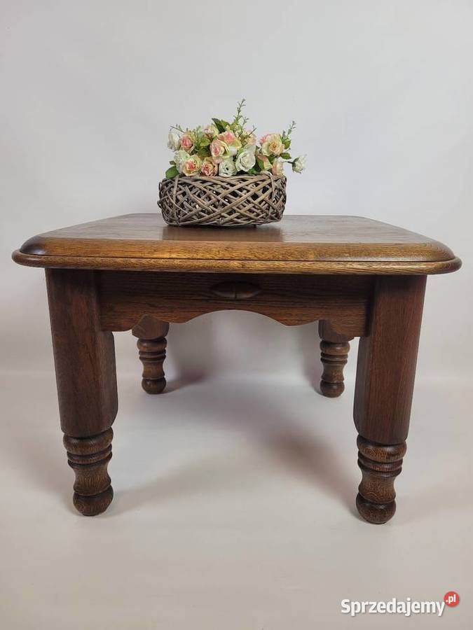 Dębowy stolik kawowy 70cm Białogard