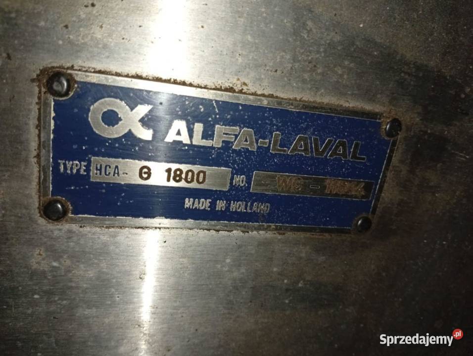 Schładzarka do mleka ALFALAVAL 1800l baniak na Do hodowli zwierząt Czyżew