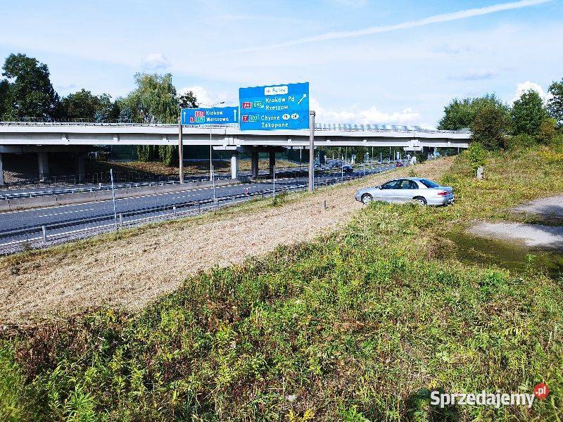 Działka usługowa A4 i lotnisku w Balicach Balice