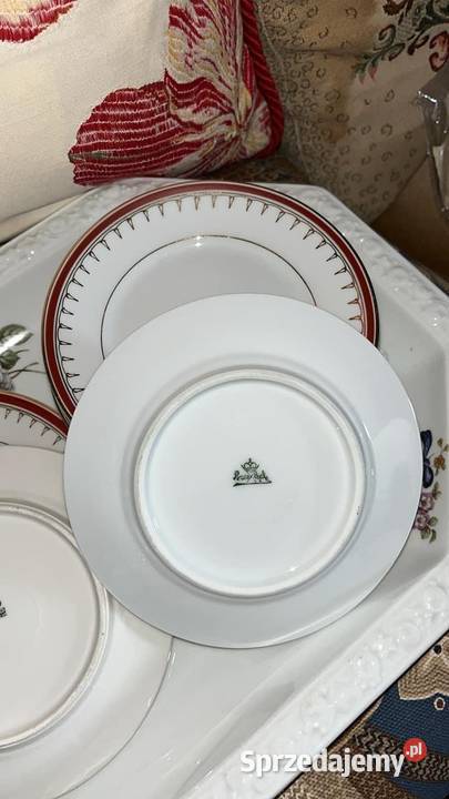 Talerzyk Rosenthal i Carl Tielsch Syg z lat 1900 Porcelana i szkło Gdańsk
