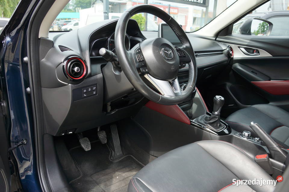 Mazda CX3 15 Diesel 105 4x4 Navi Kamera Półskóra poduszka powietrzna Nowy Sącz