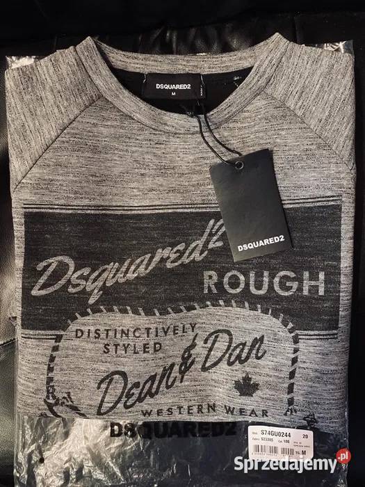 Nowa Bluza DSQUARED2 Rough Zip Grey org Szczecin