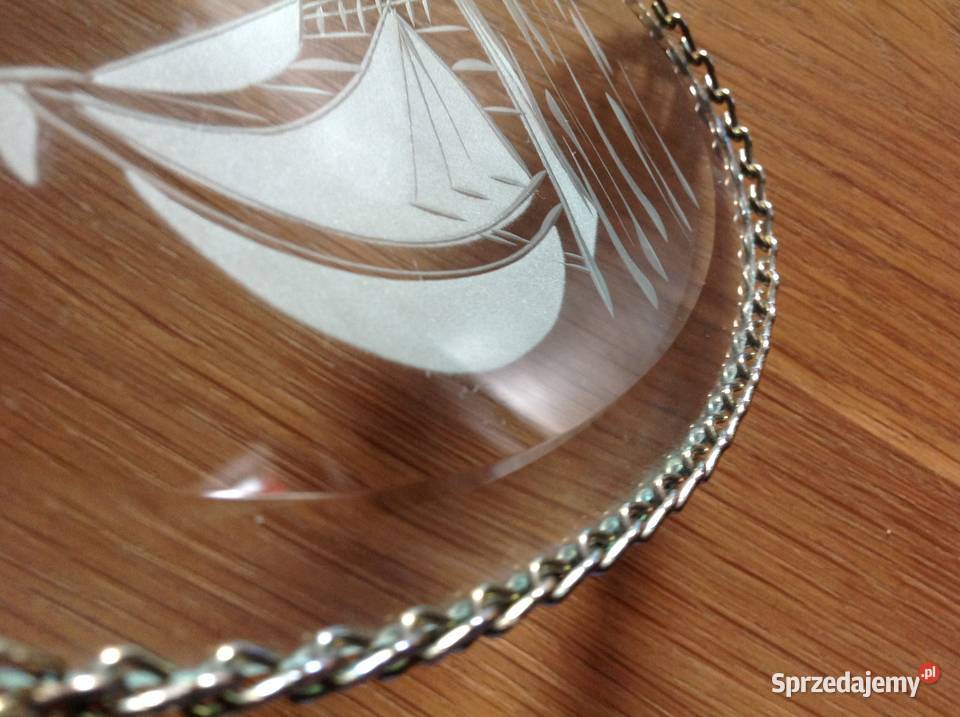 Witraż Zawieszka Żaglówka Szkło Ornamentowe Nowa Sól