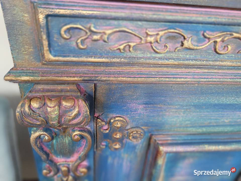 Komoda drewniana ręcznie malowana Tarnów