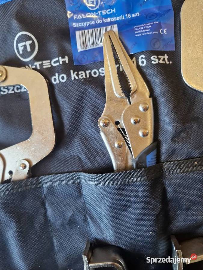 SZCZYPCE BLACHARSKIE DO KAROSERII ZESTAW 16EL Szczypce i klamry Głogowa