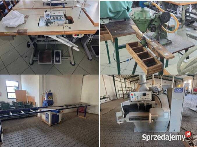 Wyposażenie szwalni tapicerni stolarni Dębno