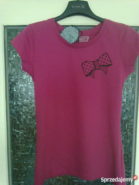 Bordowy tshirt Troll