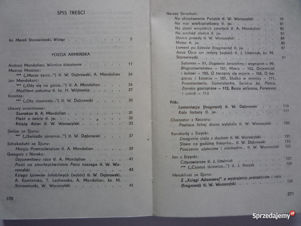 MUZA CHRZEŚCIJAŃSKA Tom I Poezja armeńska syryjs Kielce