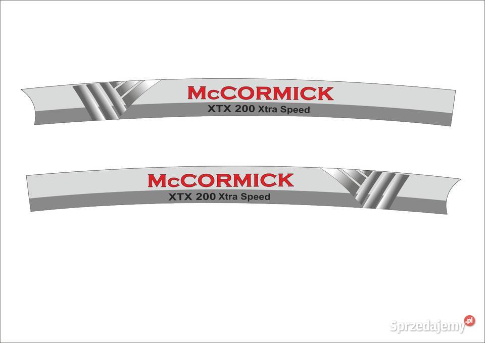 Naklejki Mccormick xtx 200 zamienniki Bydgoszcz sprzedam