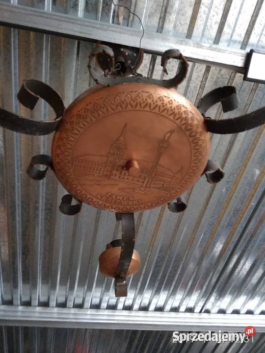 Żyrandol PRL Lampy wiszące Koło
