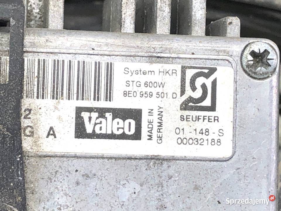 WENTYLATOR CHŁODNICY AUDI A4 B6 20 130 osobowe