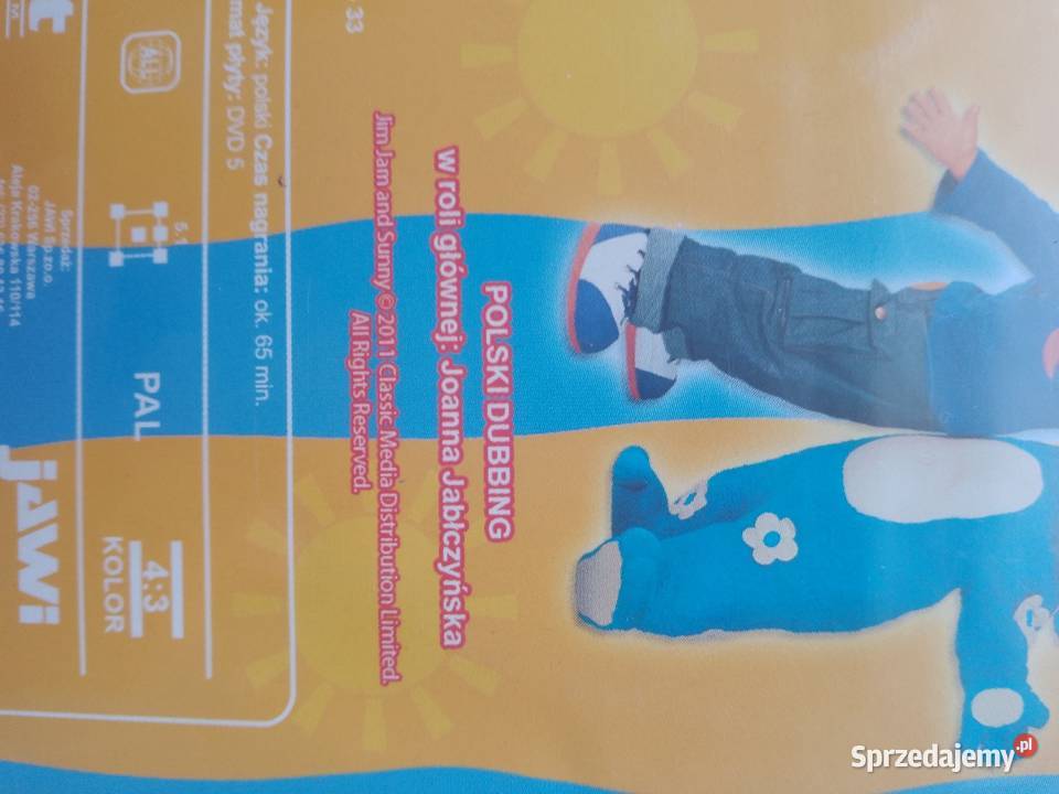 Płyta Dvd Jim Jam Sunny kształty Chrzanów