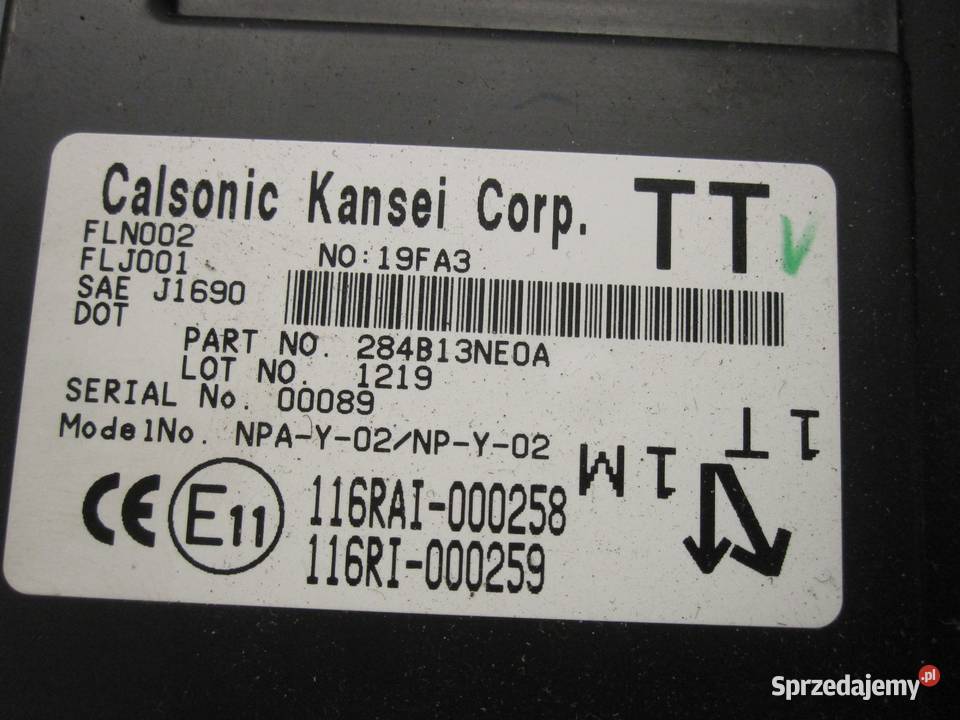 NISSAN LEAF I 11r moduł komfortu 284B13NEOA Kielce