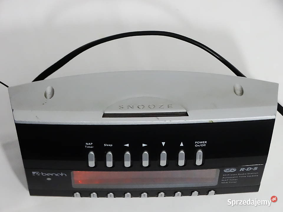 Radiobudzik Bench RDS KH 2295 2 alarmy czas Biłgoraj sprzedam