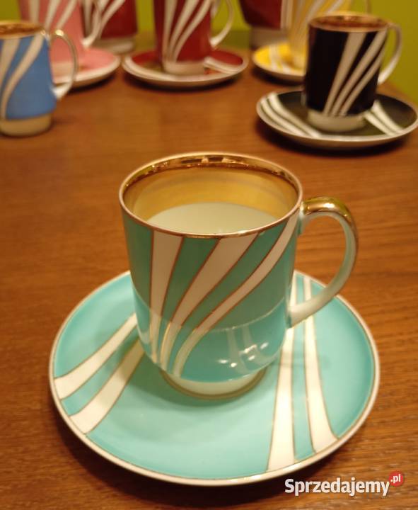 Serwis do kawy Krokus proj Wincenty Potacki świętokrzyskie Kielce