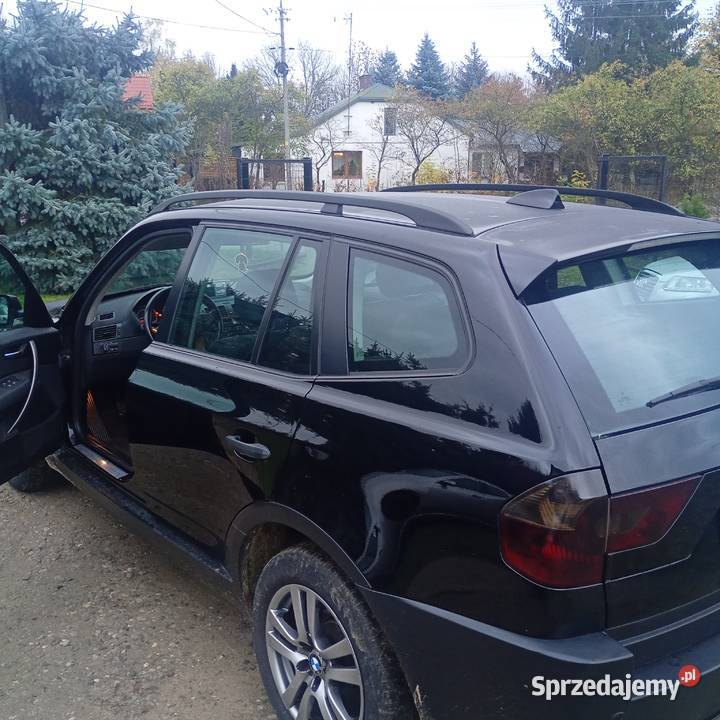 BMW X3 xsenon nawigacja GPS skóra Rok produkcji 2005 Łuków