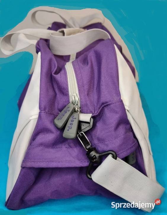 Torba podróżna Jeep Fioletowo biała Sportowa Lublin sprzedam