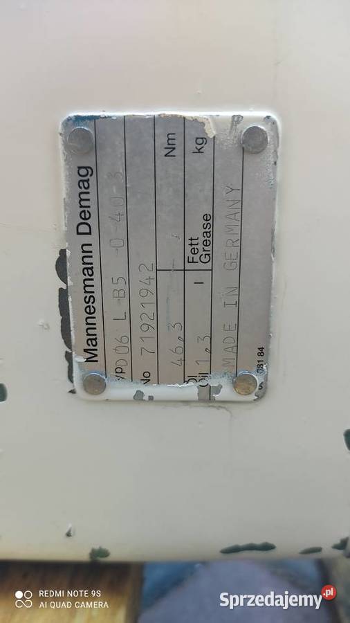 motoreduktor Demag KBA 90A4 Nowy Tomyśl