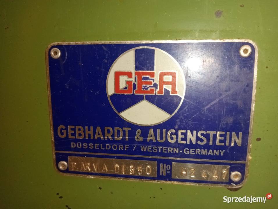 Wyrówniarko grubościówka GEA 350 pomorskie Wejherowo