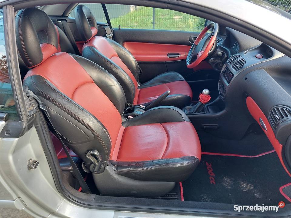 Peugeot 206cc kabriolet elektryczne lusterka Mikołów