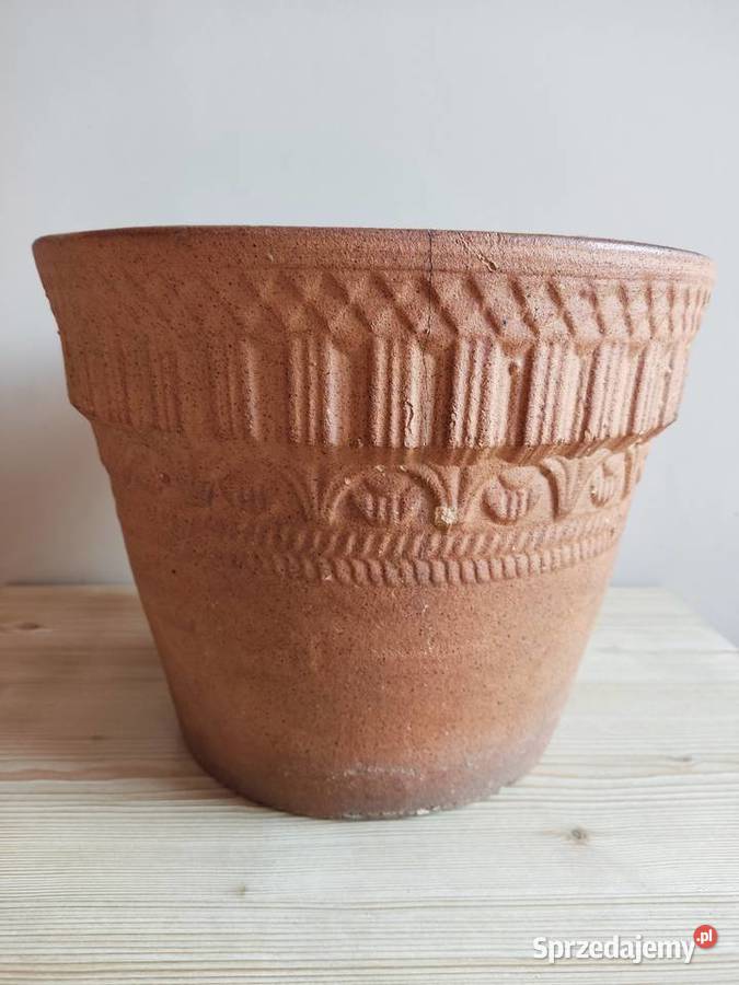 Donica doniczka ceramiczna gliniana fi 336 Głuchołazy sprzedam