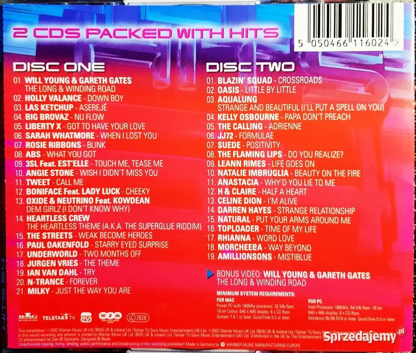 Podwójny Album 2XCD HITS 54 Największe Disco 40 CD kujawsko-pomorskie Grudziądz sprzedam