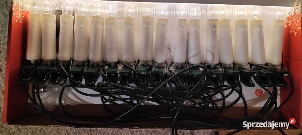 Lampki choinkowe LED swieczkowe Łódź