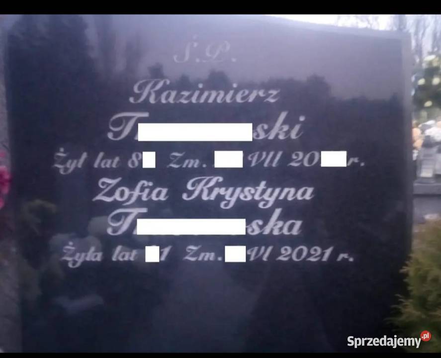 Wykuwanie i odnawianie liter na nagrobkach Warszawa