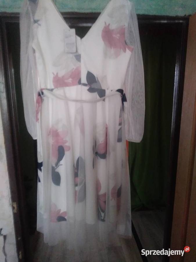 Sukienka ślubna zaręczynowa Długość Maxi Wałbrzych