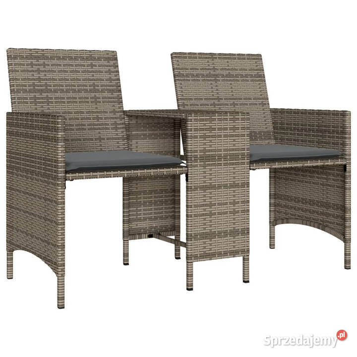 2os sofa ogrodowa ze stolikiem i stołkami szara mazowieckie Warszawa