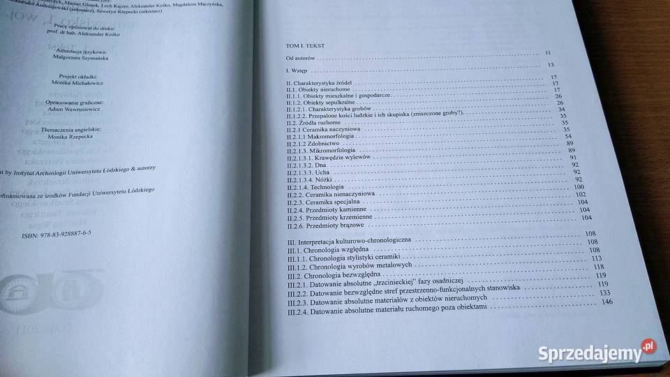 Osady i cmentarzyska społeczności trzcinieckiego Książki i Podręczniki pomorskie sprzedam