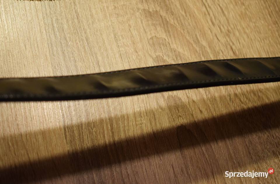 Pasek Jeans z metalową klamrą i końcówką gruby z Paski Chełmno sprzedam