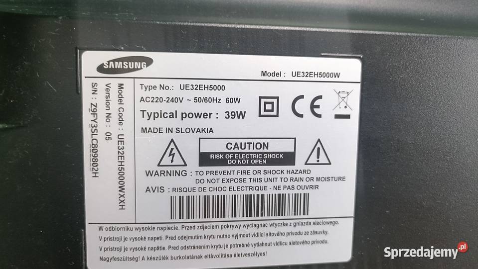 SAMSUNG UE32EH5000 z pilotem Porządny sprawny Poznań