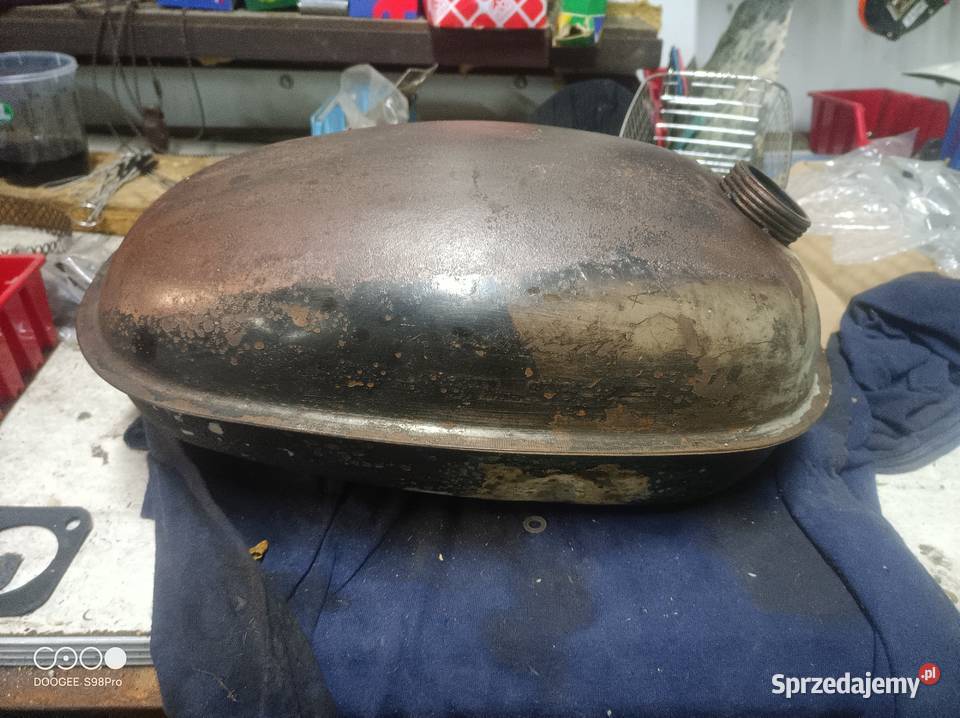 Zbiornik paliwa bak komar sztywniak stary typ opolskie Nysa