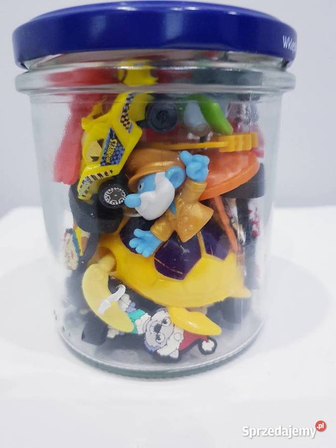 Słoik z figurkami zabawkami dzieci Dąbrowa Górnicza sprzedam