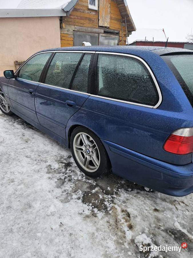 Bmw E39 kombi niebieska seria 5 kombi hak i LPG Seria 5 sprzedam