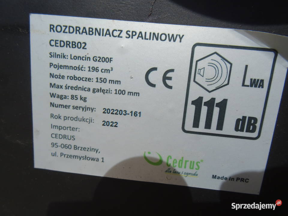 Rozdrabniacz gałęzi Dom i Ogród Żarki