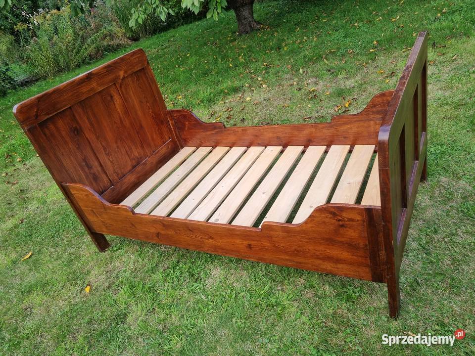 ŁÓŻKO Biedermeier antyk Piła