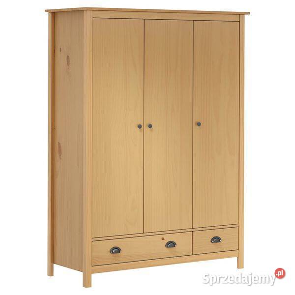 Szafa 3drzwiowa Hill 127x50x170 lita sosna288951 mazowieckie Warszawa